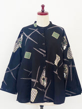 Simple Jacket - Blossom View Print - Black