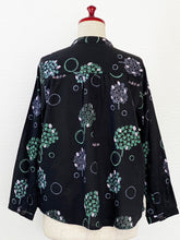 Tuck Jacket - Spring Print - Black