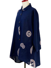 Swing Jacket - Wheels Print - Dark Blue