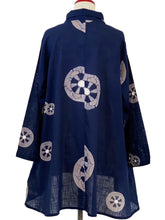 Swing Jacket - Wheels Print - Dark Blue