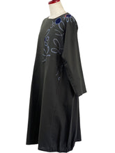 Multi Panel Dress - Solid/Hotaru Print - Green