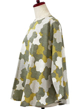 Simple Pullover - Floral Print - Mustard