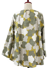 Simple Pullover - Floral Print - Mustard