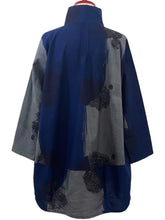 Panel Jacket - Meshed Patch Print - Dark Blue