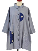 Circle Patch Jacket - Solid/Eto Print - Light Purple