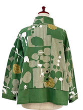Layered Jacket - Garden Print - Green