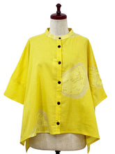 Short Jacket - Melon Print - Mustard