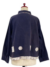 Layered Jacket - Solid/Multi Patch - Dark Blue