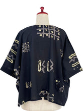 Tab Pocket Jacket - Mural Print - Black