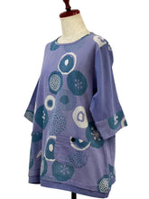Panel Tunic - Kiku Pop Print - Purple