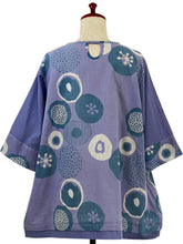 Panel Tunic - Kiku Pop Print - Purple