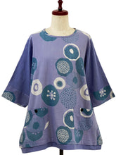 Panel Tunic - Kiku Pop Print - Purple