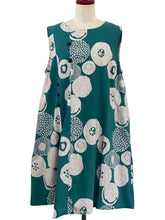 Button Accent Jumper - Kiku Pop Print - Green