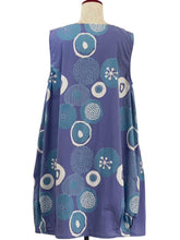 Button Accent Jumper - Kiku Pop Print - Purple