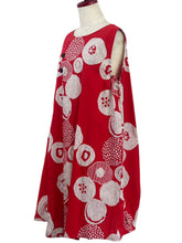 Button Accent Jumper - Kiku Pop Print - Red