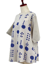 Combo Pullover - Contemporary Print - Light Grey