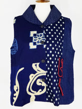 Vest - Kasuri Patch - Indigo