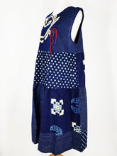 Panel Dress - Kasuri Patch - Indigo