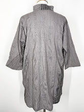 Simple Jacket - Poly - Brush Print - Grey