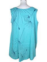 Tank Top - Breeze Print - Aqua Blue