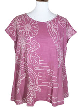 T-Top - Dragonfly Print - Viola Purple