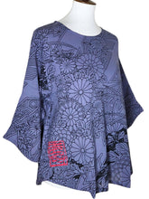 Essential Blouse - Japanese Kimono Print - Lavender
