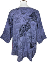 Essential Blouse - Japanese Kimono Print - Lavender
