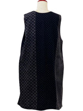 Reversible Long Vest - Shippo/Multi Rings Print - Black
