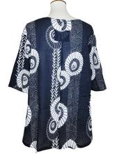 El Blouse - Kasa Print - Charcoal