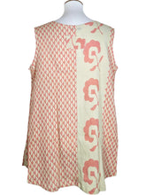 Tank Top - Natural Color - Flower Dot Print - Daisy Pink