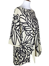 El Blouse - Natural Color - Mum Print - Black
