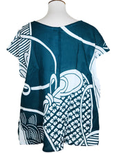 T-Top - Obi Print - New Teal