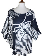 Essential Blouse - Obi Print - Charcoal