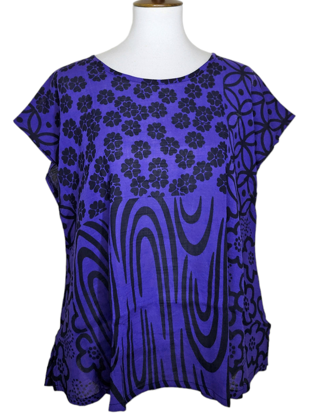 T-Top - Patch Swatch Print - Purple