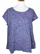 T-Top - Sashiko Wave Print - Lavender