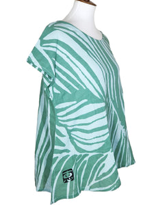 T-Top - Tropical Print - Mint