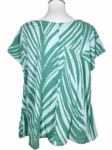 T-Top - Tropical Print - Mint