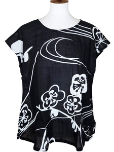 T-Top - Ume Print - Black