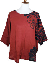 Essential Blouse - Wagara Print - Maroon