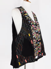 One-Of-A-Kind Assorted Kimono Silk Vest - M/L - 3