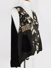 One-Of-A-Kind Assorted Kimono Silk Vest - M/L - 4