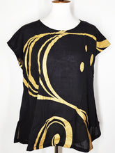 T-Top - Ryusui Print - Black/Gold