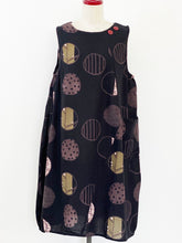 Panel Jumper - Multi Polka Dots Print - Black