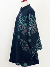 Panel Long Jacket - Dandelion Paint - Black