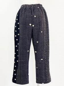 Pocket Pants - Multi Print - Black