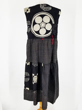 Panel Dress - Kasuri Patch - Black