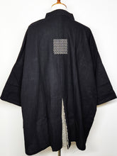 Mao Collar Jacket - Multi Panel - Black