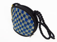 Tatami Style Clamshell Bag - Blue Check